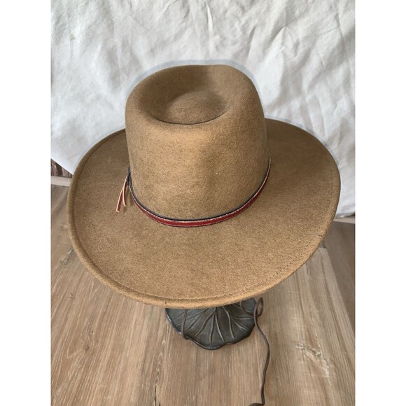 Stetson Bozeman Outdoor Hat Size Small Light Brown EUC main image 12